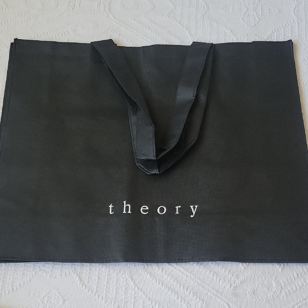 Theory Black Shopping Bag